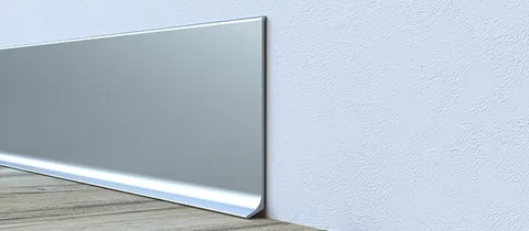 Aluminium skirting profile