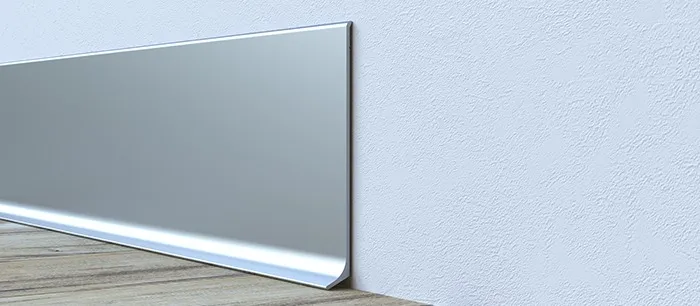 Aluminium skirting profile