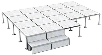 High-pressure laminate raised floor panel