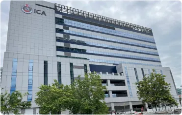 The new ICA Services Centre building in Singapore