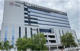 The new ICA Services Centre building in Singapore